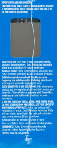 Crest 3D Whitestrips Noticeably White Teeth Whitening Kit Perspective: right