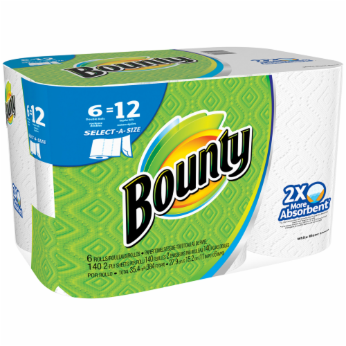 Bounty Select-A-Size Double Roll Paper Towels Perspective: right
