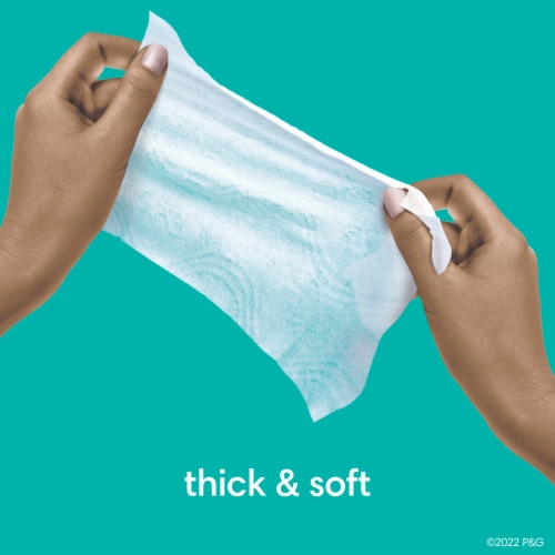 Pampers Sensitive Perfume Free Baby Wipes Perspective: right