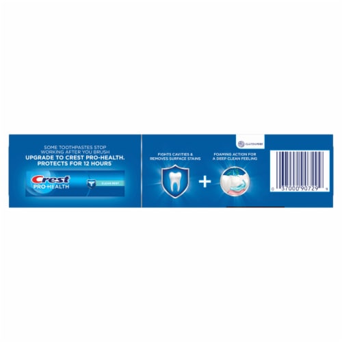 Crest Effervescent Mint Complete Plus Deep Clean Complete Whitening Toothpaste Perspective: right