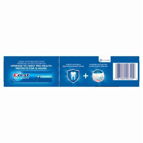 Crest Effervescent Mint Complete Plus Deep Clean Complete Whitening Toothpaste Perspective: right