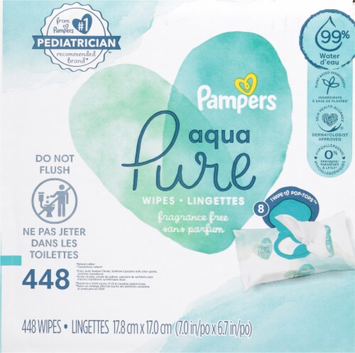 Toallitas Húmedas Pampers Aqua Pure (56 uds) –