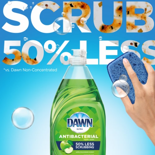 Dawn® Ultra Apple Blossom Scent Antibacterial Dishwashing Liquid Perspective: right