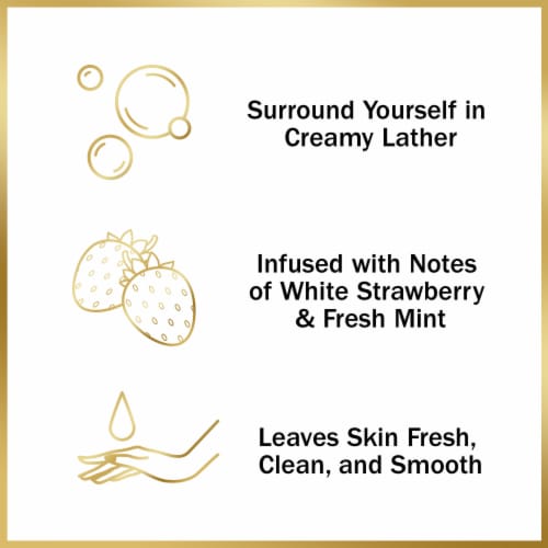 Olay Fresh Outlast Notes Of Cooling White Strawberry & Mint Beauty Bar Perspective: right