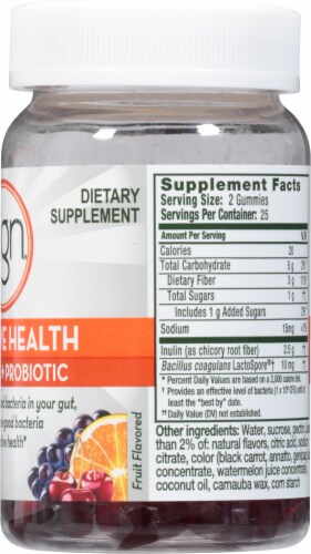 Align Digestive Health Prebiotic + Probiotic Gummies Perspective: right