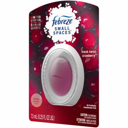 Febreze Small Spaces Fresh Twist Cranberry Air Freshener Perspective: right