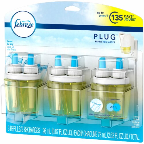 Febreze Linen and Sky Triple Plug Refill Perspective: right