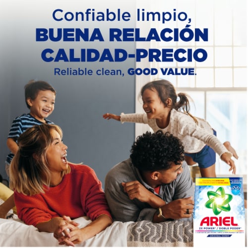 Ariel Original Scent Powder Laundry Detergent Perspective: right