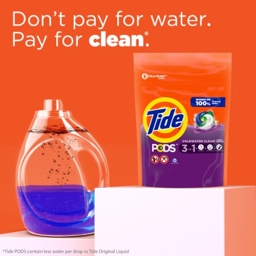 Tide PODS Spring Meadow Liquid Laundry Detergent Pacs Perspective: right