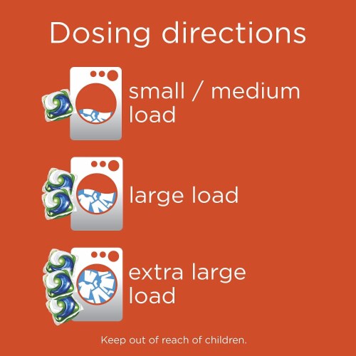 Tide PODS April Fresh with Downy Liquid Laundry Detergent Pacs Perspective: right