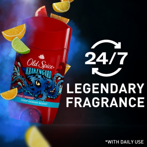 Old Spice Wild Collection Krakengard Invisible Solid Anti-Perspirant Deodorant Perspective: right