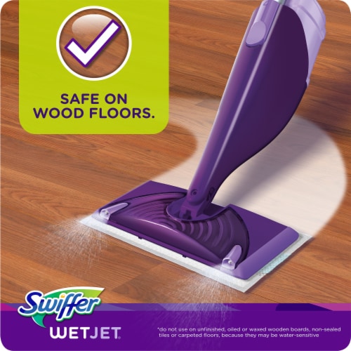 Swiffer WetJet Spray Mop Multi-Surface Mopping Pads Perspective: right