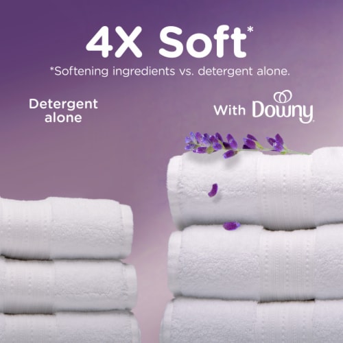 Downy Infusion Lavender & Vanilla Bean Liquid Fabric Conditioner Fabric Softener Perspective: right
