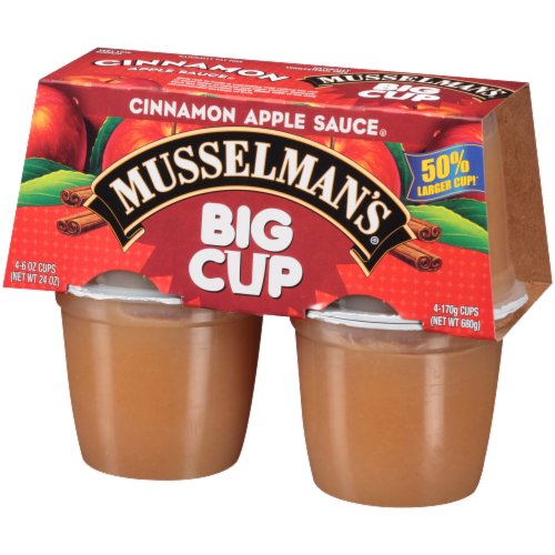 Musselman's® Big Cup Cinnamon Applesauce Perspective: right