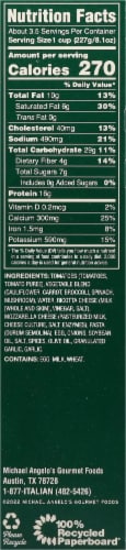 Michael Angelo's® Vegetable Lasagna Family Size Frozen Meal Perspective: right