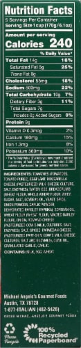 Michael Angelo's® Eggplant Parmigiana Family Size Frozen Meal Perspective: right