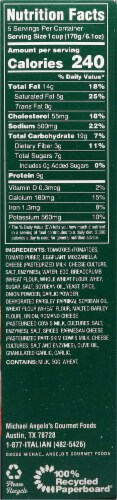 Michael Angelo's® Eggplant Parmigiana Family Size Frozen Meal Perspective: right