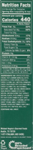 Michael Angelo's Three Cheese Baked Ziti Family Size Perspective: right