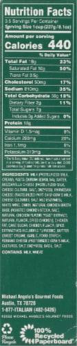 Michael Angelo's Three Cheese Baked Ziti Family Size Perspective: right