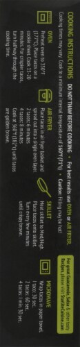 Starlite Cuisine Vegan Chipotle Style Flour Tortilla Rolled Tacos 6 Count Perspective: right