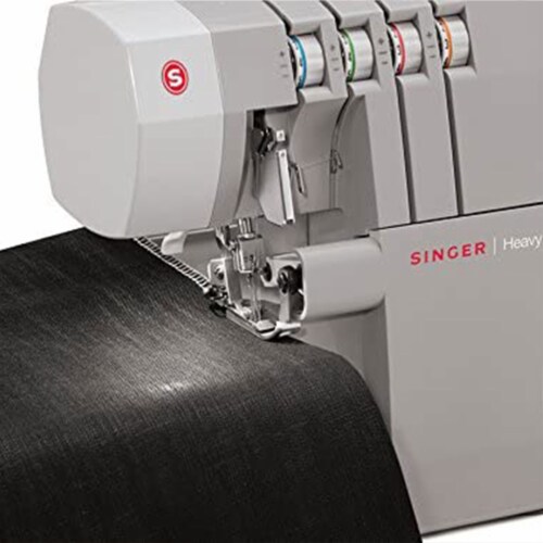 Singer 14HD854 120V Heavy Duty 2 to 4 Thread Stitch Serger Sewing Machine, Gray Perspective: right