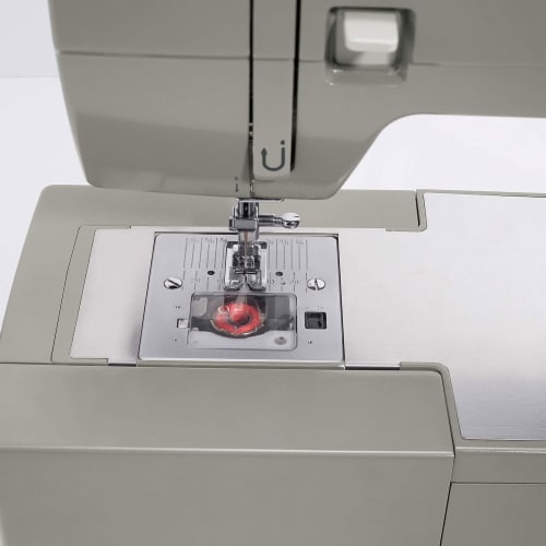 SINGER 4452 Heavy Duty Sewing Machine w/ 110 Applications and Accessories, Gray Perspective: right
