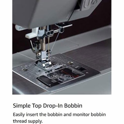 SINGER 6700C Heavy Duty Electric Sewing Machine w/ 411 Stitch Applications, Grey Perspective: right