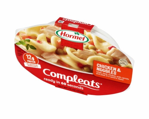 Hormel Compleats® Chicken & Noodles Microwave Tray Perspective: right