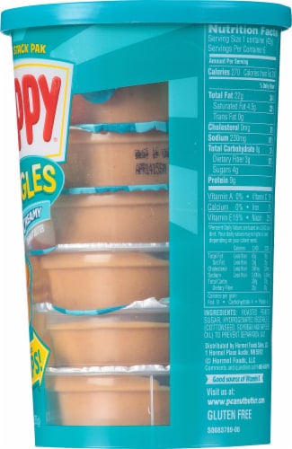 Skippy Singles Creamy Peanut Butter Cup Pack Perspective: right