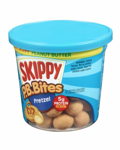 Skippy Peanut Butter Pretzel Bites Perspective: right