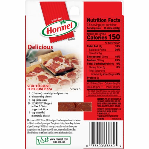 Hormel® Original Pepperoni Perspective: right