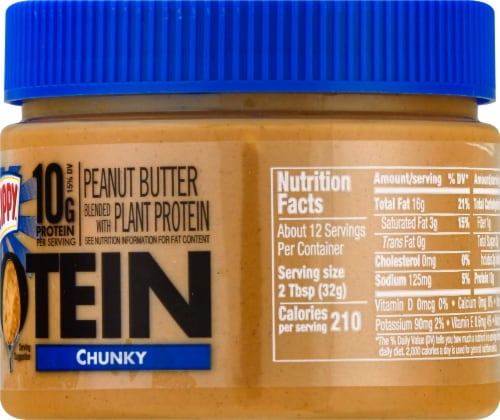 Skippy® Protein Chunky Peanut Butter Perspective: right