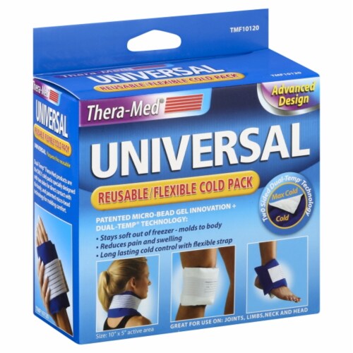 Thera-Med® Universal Reusable & Flexible Cold Pack Perspective: right