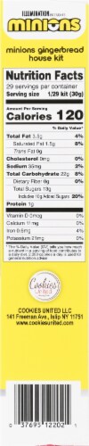 Cookies United Minions No Bake Mini Cookie Characters & Gingerbread House Kit Perspective: right