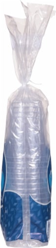 Chinet® Clear Crystal Plastic Cups Perspective: right