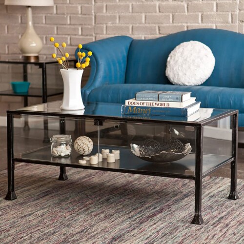 Terrarium display on sale end table