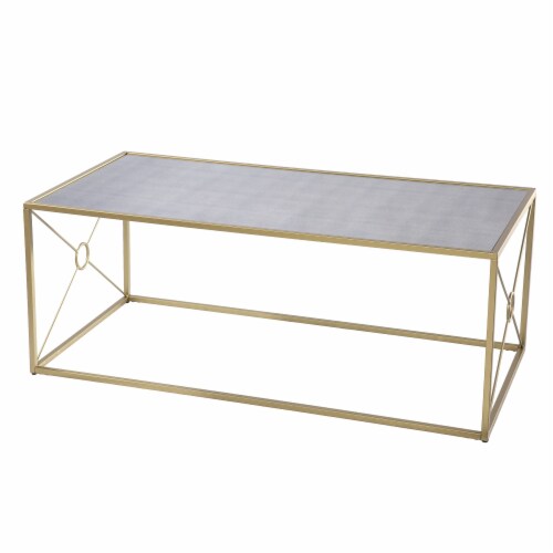 Larden Mirror-Top Cocktail Table Perspective: right