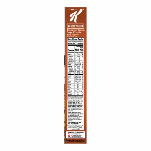 Kellogg's® Special K® Protein Cinnamon Brown Sugar Crunch Cereal Perspective: right