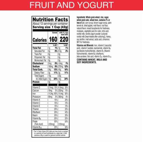 Kellogg's Special K Fruit and Yogurt Cold Breakfast Cereal Family Size Perspective: right