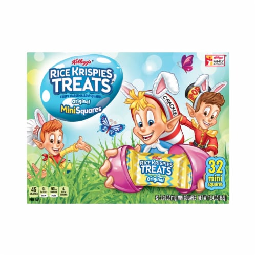 Kellogg's Rice Krispies Treats Original Mini Marshmallow Snack Bars Perspective: right