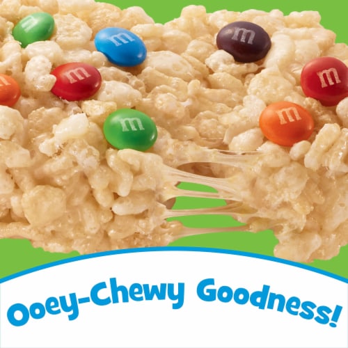 Kellogg S Rice Krispies Treats Marshmallow Squares Bars With M M S Minis 8 Ct 0 7 Oz Fry S Food Stores