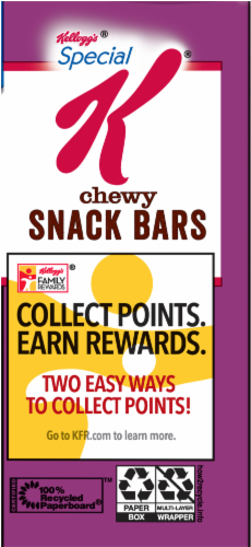 Kellogg's Special K Chewy Snack Bar Variety Pack Berry Medley Salted Pretzel Choc Dark Choco 12 ct Perspective: right