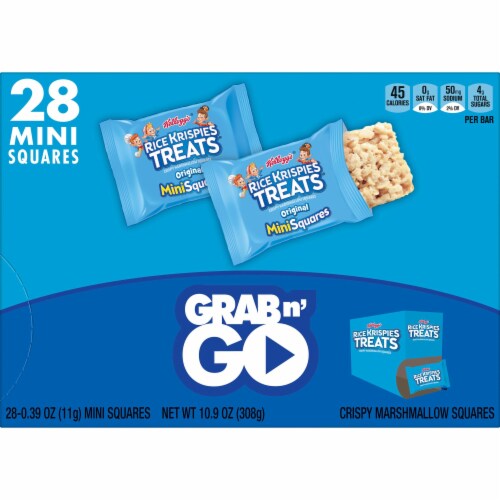 Rice Krispies Treats Original Mini Marshmallow Snack Bars Perspective: right