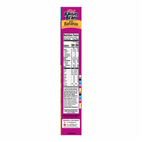 Kellogg's Raisin Bran® with Bananas Cereal Perspective: right