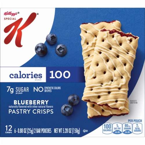 Kellogg's Special K Blueberry Pastry Crisps Perspective: right