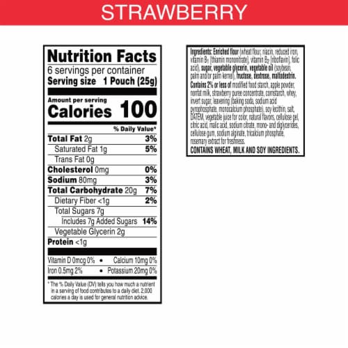 Kellogg's Special K Strawberry Pastry Crisps Perspective: right