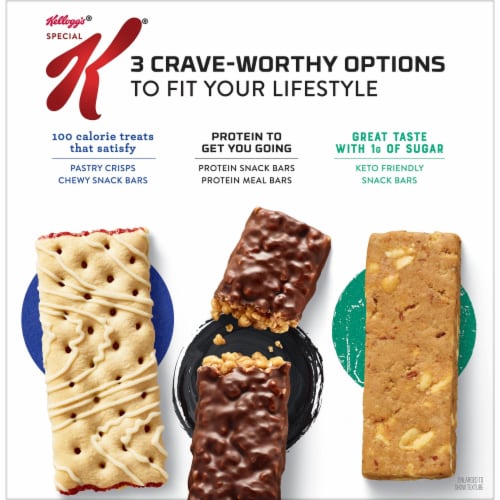 Kellogg's Special K Caramel Pretzel Cashew Protein Snack Bars Perspective: right