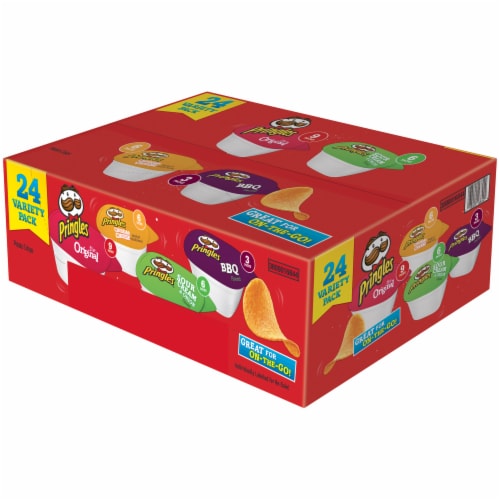 Pringles Snack Stacks Potato Crisps Variety Pack Perspective: right