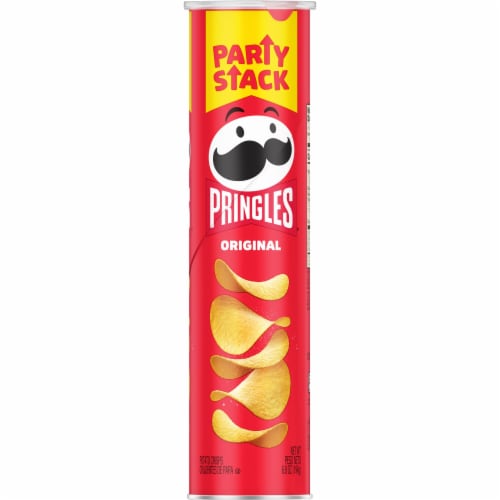 Pringles® Original Party Stack Potato Crisps Chips Perspective: right