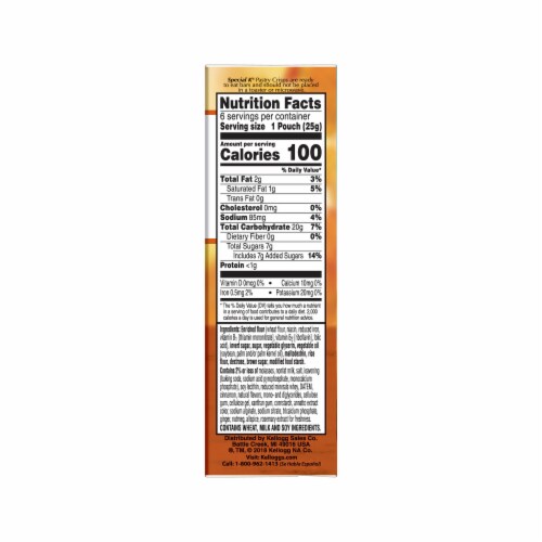 Special K Limited Batch Pumpkin Spice Pastry Chips 6 Count Perspective: right